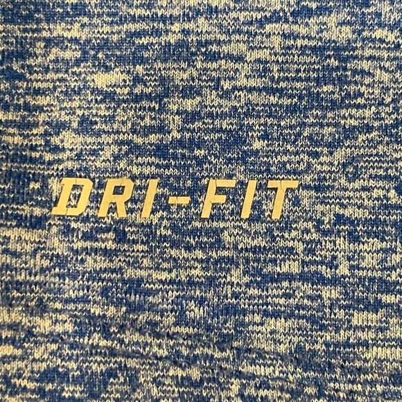 Nike Dri-Fit Element Half Zip Long Sleeve Running Top Heather Blue Size S - Picture 8 of 10
